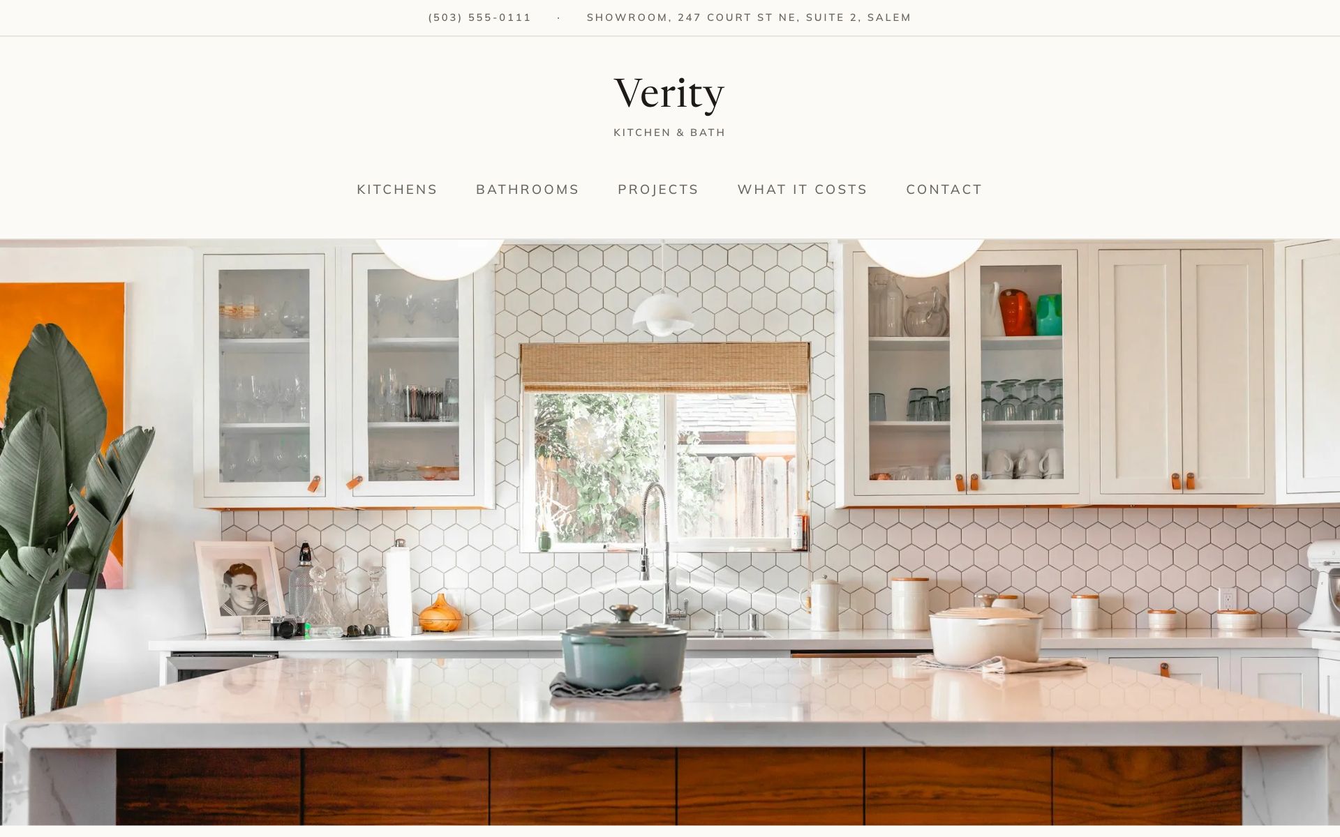 Verity Kitchen & Bath homepage